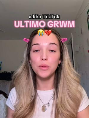 Grazie a tutti 🩷🥺  Vi aspetto sugli altri social se vi va 🫰🏻 #tiktok #tiktokamerica #addiotiktok #grwm #exchangeyear #exchangestudent #annoallestero #aupair 