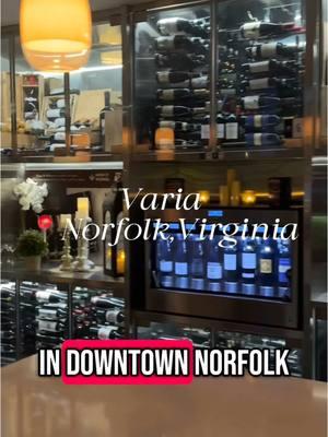 Varia  📍Norfolk,VA In memory of my last TikTok 😔This Italian restaurant in downtown Norfolk has a piano bar and tasting room with a luxe atmosphere and huge wine selection. Located at the Hilton Norfolk The Main hotel.  #virginia #hamptonroads #757 #757tiktok #norfolk #norfolkva #norfolkva757 