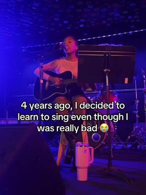 It IS possible to learn to sing. If you don’t think I’m proof of that, fine but please find someone who is proof for you then. Because more than anything, the thing that I’ve wanted people to get out of this journey is that anything is possible for YOU if you believe and put in the work.  My voice is my biggest insecurity but this journey hasn’t been about me. It’s been about showing people that even the things that don’t come naturally to you are talents. If you have the desire, it is your gift. And that is a gift in itself of itself. Also, I’m over on YT if you wanna join me there 💖 #learntosing #canyoulearntosing #howtosing #inspireothers 