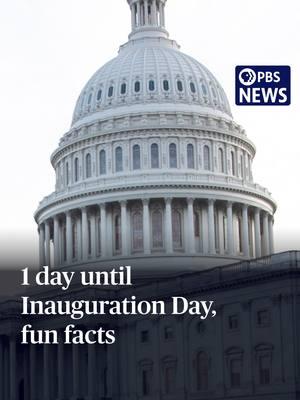 1 days until Inauguration Day, fun facts On January 20, President-elect Donald Trump will be sworn in again, this time as the 47th president of the United States. Leading up to Inauguration Day, PBS News correspondents are delivering 20 fun Inauguration Day facts as we count up to the big day. #2025 #pbsnews #newshour #pbsnewshour #inauguration #inauguration2025 #trumpinauguration #inaugurationday #47president #nickshifrin #abrahamlincoln