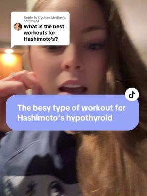 Replying to @Cydnee Lindley the best workout for Hashimoto’s #hashimotosdietitian #hashimotosweightloss #hashimotoshealing #insulinresistance #hashimotoswarriors 