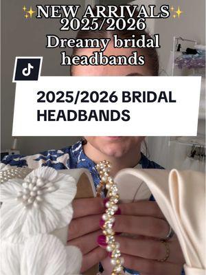 Insta: mckenzie.mckeene  New bridal headband arrivals! Loving these beautiful new options!!! #bridalheadband #2025bridalinspo #2026bridalinspo #bridalinspo #bridalaccessories #bridalaccessoriesshop #pearlheadband #bridalhairaccessory #flowerheadband #bowheadband #satinhairaccessories 