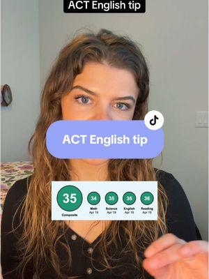 Be sure to follow me on Instagram in case TikTok goes away! Same username—@ingrid.the.tutor—and the link is in my bio! :) #actenglish #actprep #acthack #acttutor 