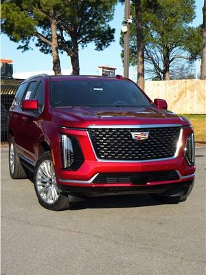 Dare to stand out. The 2025 Escalade in Radiant Red is where bold design meets unstoppable power.  #2025Escalade #NewEscalade #LittleRock 