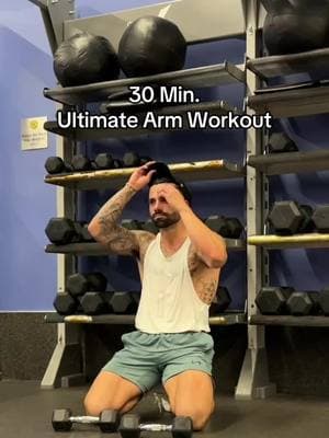 30 Minute Dumbbell Arm Workout. Let’s see how many rounds you can do #armworkout #arms #armworkouts #athomearmworkout #dumbbellworkout #workoutroutine #armworkoutroutine #workoutroutineformen #workoutroutineforwomen 