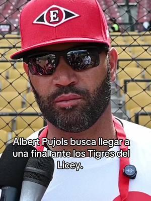 #albertpujols buscar llegar a una final ante los #tigresdellicey  #unchindpelota #ivancruzrd 