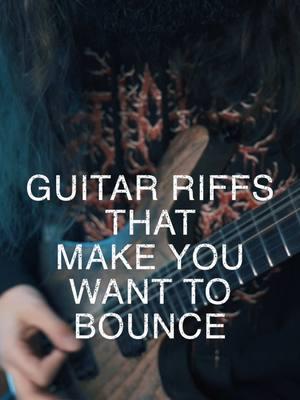 Guitar riffs that make you wanna bounce 🕺🏻 Name a song that makes you wanna get on your feet and start acting silly 🤪  Shout out to djent riffs that go “Banda Banda wicky wicky” or something like that lol 😂 also the bouncy riff into slow breakdown transition is one of my favorites 🤩 Cheers! Thanks for stopping by and have a great weekend ❤️ . #guitartone #djent #metalmusic #riffraff #guitarriff #guitarlicks #metalguitar #djentriffs #6stringsdaily 