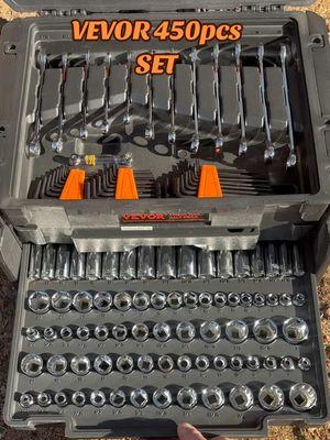 VEVOR 450pcs SAE & METRIC DEEPDRIVE AND STANDARD SOCKETS AWESOME SET 🤙 #vevor #vevortools #450pcstoolset #tools #automotive #mechanic #mechanictools #toolsofthetrade #cars #trucks #tractors #socket #socketsets #tradesman #worktools 