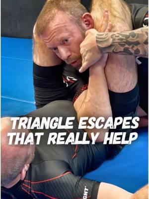 These are some of the most solid escapes I know against a triangle. Depending how early or late you recognize the threat will determine what tactics are the best to implement. Hope these help.  My gear: @rollbliss  My knee brace: @anaconda_fightwear  My instructionals: @bjj.fanatics  #jiujitsu #submissiongrappling #knightjiujitsu #bjj #martialarts #trianglechoke #trianglechokedefense #bjjescapes #bjjtechnique 