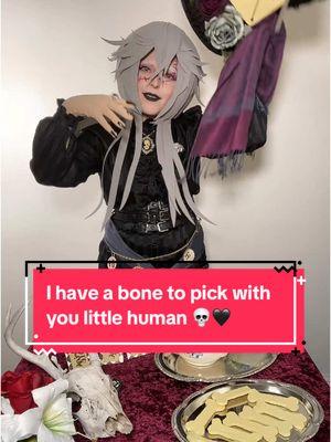 I have a bone to pick with you little human… 💀 #fyp #UndertakerBlackButler #UndertakerKuroshitsuji #UndertakerCosplay #BlackButler #CielinWonderland #Kuroshitsuji 