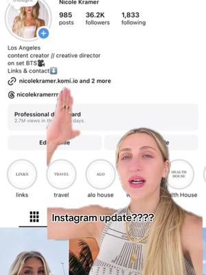 Between the Instagram update and (fake) TikTok ban, the apps have me rethinking my life this week #instagramupdate #tiktok #tiktokban 