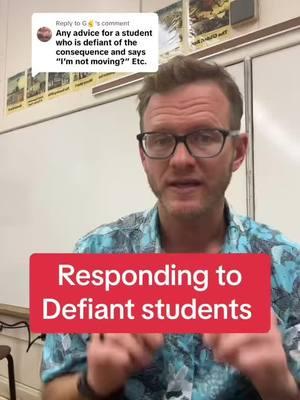 Specific solutions for defiant students.  #teachers #studentbehavior #classroombehavior #newteachers #studentteachers #teachertips