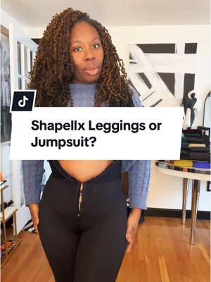 Are you team high waist leggings or full body jumpsuit? Both options from @shopshapellx are winners for me! #shapellx #TikTokShopJumpstartSale #ttsdelightnow #tiktokshoploveatfirstfind #giftguide #NewYearNewAura #jumpsuit #shapewear #shapewearleggings #shapewearjumpsuit 