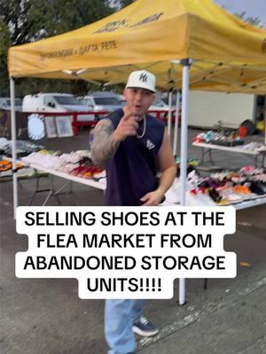 SELLING SHOES AT THE FLEA MARKET ALL FROM ABANDONED STORAGE UNITS!  #storageunitfinds #abandonedstorageunit #fleamarket #prietohunters #foryoupage 