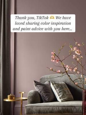 Replying to @Leezle We’re going to miss our #PaintTok fam. Follow along on our other channels and visit your locally owned Benjamin Moore store— you can find our paints around the globe 💙 #BenjaminMoore #Paint #Home #GoodbyeTikTok 