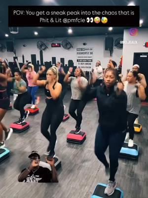 Phit & Lit 🔥🔥🔥 burned 450+ calories in todays class. #cleveland #clevelandgym #clevelandohio #fitness #blackownedgym #workoutclass #groupfitness #caloriesburned #caloriedeficit #weightlossjouney 