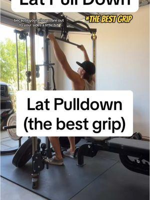 Lat Pulldown - The BEST Grip #latpulldown #backday #backworkout 