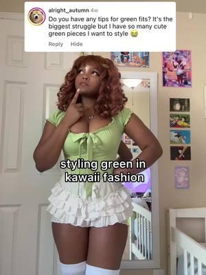 here's the socials I’m moving to LTK: angeldust_222 Pinterest: angeldust222aj Rednote: angeldust_222 YouTube: angeldust-222 they are all in my linktree too for ease of access too👍 #fashiontiktok #tiktokrefugee #kawaiifashion #greenoutfit 