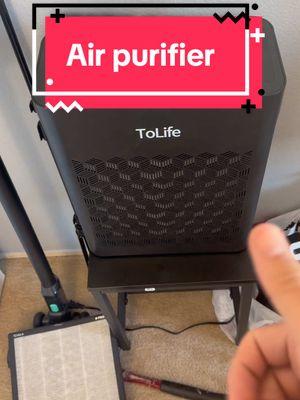 I’m probably not gonna get paid for this 😂 #tolife #airpurifier #airpurifiers #airpurifierhepafilter #tolifeairpurifier 