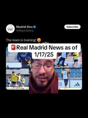 🚨Real Madrid News as of 1/17/25 #realmadrid #halamadrid #madrid #laspalmas #laliga #camavinga #ucl #salzburg #valladolid #brest #cdr #espanyol #copadelrey #atletico #atleticodemadrid #atleticomadrid #carvajal #militao #edermilitao #davidalaba #alaba #lukamodric #modric #viniciusjunior #viniciusjr #vinicius #vinijr #vini #ardagüler #arda #tchouameni #ceballos #jude #valverde #fedevalverde #endrick #judebellingham #bellingham #lucasvazquez #simeone #celtavigo #celtadevigo #edenhazard #hazard #fcbarcelona #barcelona #barca #leganes #getafe #osasuna #sociedad #realsociedad #valencia #marcelo #xabialonso #leverkusen #bayerleverkusen #xabi #dolphins #miamidolphins #nfl #bernabeu #santiagobernabeu #tuatagovailoa #florentinoperez #florentino #perez #alphonsodavies #davies #bayern #bayernmunich #alexanderarnold #trentalexanderarnold #trent #taa #liverpoolfc #liverpool #lfc #eafc #toty #belgium #thibautcourtois #courtois #rafaelleao #leao #brazil #rodrygo #neymar #rodrygogoes #neymarjr #brasil #cristianoronaldo #cristiano #ronaldo #luissuarez #cr7 #suarez #lionelmessi #leomessi #messi #futbol #futboltiktok #football #footballtiktok #Soccer #soccertiktok #fyp #tapiaa__ 