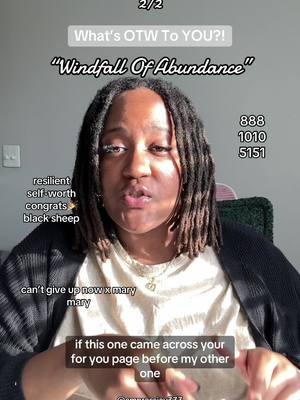 IG: empressjay333 #spirituality #tarot #empressjay333 #tarotok #windfall #abundance 