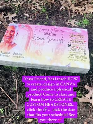 Heyyy Friend! Come learn from me! I promise to get you to a bagggg!!! See you in class.. Tap the 🔗 and book! 💕 #craft #crafts #DIY #diyproject #custom #headstone #tutorial #tutorials #how #tip #tips #tipsandtricks #designs #designer #idea #crafter #canva #crafting #neeckatheteacher 