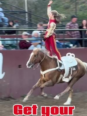 Get your tickets! Stellar Trick Riding Cowgirls at Park City Arena. In Park City, Kansas. January 24-25th. #trickriders #parkcitykansas #kansas #trickriding #stellartrickridingcowgirls #parkcityprcarodeo #CapCut 