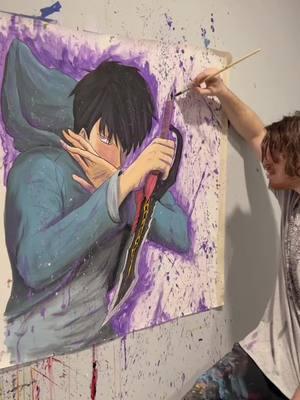 My Solo Leveling Painting #animepainting #sololeveling #harrisonkates #t00vivid #sungjinwoo 