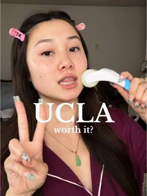 is everybody’s dream school really worth it? 🫣 last part up tomorrow. if the app is banned, i’ll post on my instaaaa ✌🏼  #ucla #gobruins #bruins #uclavlog #college #communications #communicationmajor #ucladining #collegeacceptance #collegeessay #collegetips 