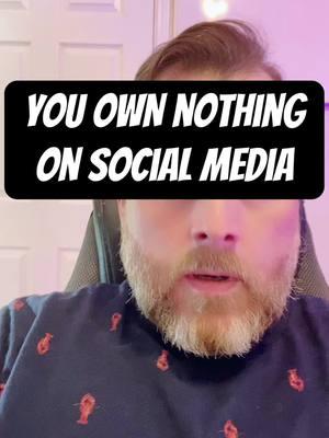 You own absolutely nothing on social media and if all you rely on is the platform for your followers, you have nothing… You need to build an email list. Listen to this video. I hope it helps. #EmailList #Marketing #Branding #Viral #Followers #TikTokBan 