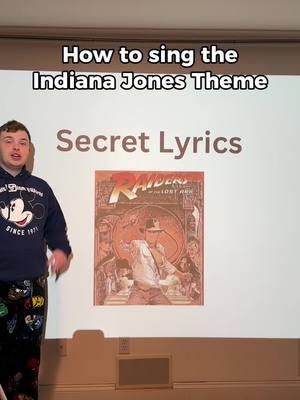 The real Indiana Jones theme #secretlyrics #moviemusic #indianajones #movietheme #cantunhearthis 