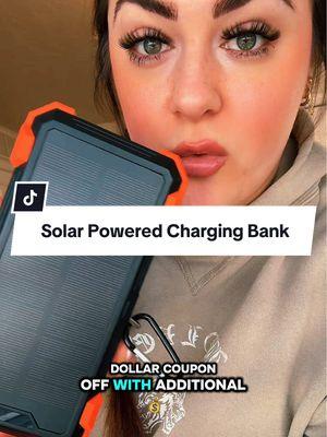 Tomrorow isn’t promised, be prepared for the unknown! With this multifunction solar powered power bank!🔋🪫🔌⚡️#powerbank #solarpower #powerbankcharger #emergencypreparedness #powerbanksolar 