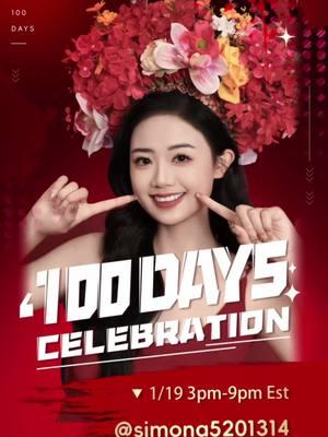 Let’s celebrate our 100 days anniversary on 1/19 3PM-9PM EST! I have a big surprise for you! Thank you all for the support! #learnchinese #learnmandarin #tiktoklive #massfollowing #fllow #followme #massfollow 