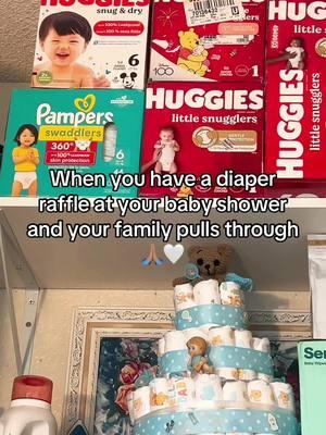 Very blessed at our baby shower, I do not regret having one! Our family bought off our registry, all showed up, helped make it beautiful, came through with diapers and so many gifts! It was perfect! 🙏🏽🤍 #babyshower #32weekspregnant #bearthemebabyshower #diapers #diaperraffle 