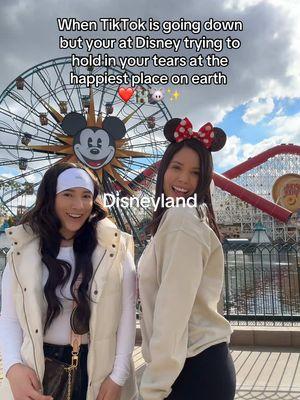 In denial 🥹 catch me over on the other app Vanessa.kk6 😭❤️  This can’t be goodbye right 👀😢  @Jess  #tiktokban#dryhumor#thisisntgoodbye#tiktok#disney#disneyland