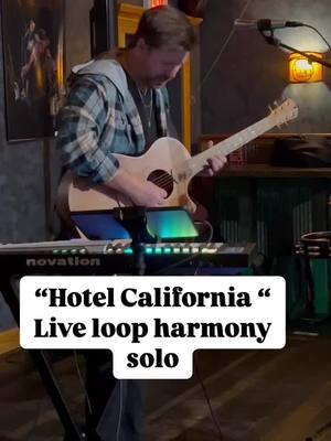 Hotel California live looped solo #hotelcalifornia #theeagles #livelooping #liveloopingartist #classicrock #coleclarkguitars @Cole Clark Guitars @musekinetics  