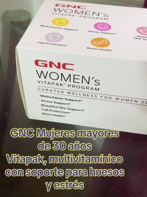 #GNC #mujeresmayoresde30
 #Vitapak, #multivitamínico  #paramujer #GNC #GNCliveWel... #cellprotection #bonehealth #beautifulskin #support #stresssupport  
