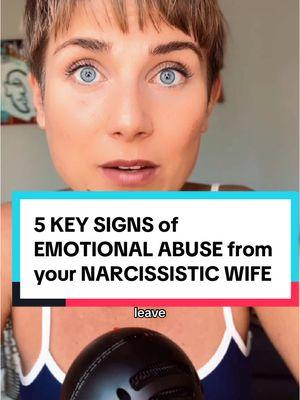 5 Key Sign your NARCISSISTIC WIFE is Emotionally Abusing you #NarcissisticWife #narcissism #FemaleNarcissism #npd #toxicwomen #toxicwife #toxicmarriage #narctok #narcissisticabuse #npdawareness #femalenarcissist #emotionalabuse #psychologicalabuse #mensmentalhealth #fy #fyp #foryou #foryoupage 