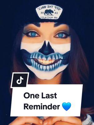 Since tomorrow is never guaranteed, Skullzy figured you all might need one last reminder 💙 YOU are worth it, YOU are enough, YOU matter 💙 Take care of yourselves and keep going, you're not done yet 💙 #tiktok #skullzy #staystrong #keepgoing @Jlo_Fett_ 