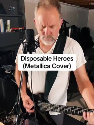 Disposable Heroes by @metallica - such a siiick jam! #metallica #disposableheroes #cover #espguitars #80smetal #jameshetfield #kirkhammett #cliffburton #larsulrich #masterofpuppets 