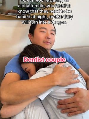 He’s gonna really need to baby me with this TikTok ban 😭😭😭 #alphafemale #dentist #husbandwife #couplehumor I forget the original credit For the caption pls let me know 