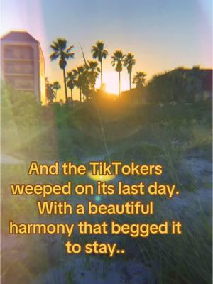 The sound of TikTok’s last breath.. @tiktok creators #endoftiktok #tiktokera #andwiththat #tiktok #tiktokban #savetikok 