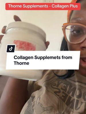 I’ve been using this brand for years and HIGHLY recommend! @Thorne Health Shop Find them online👋🏿 #thorne #collagen #supplements 