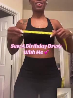 Sewing A Birthday Dress #sewingforbeginners #sewingtiktok #promdress #birthdaydresses 