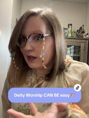 Worship CAN BE easy 🎉 #witch #witchtok #deitytok #hellenicpolytheist #hellenicpolytheism #fyp #deityworship 