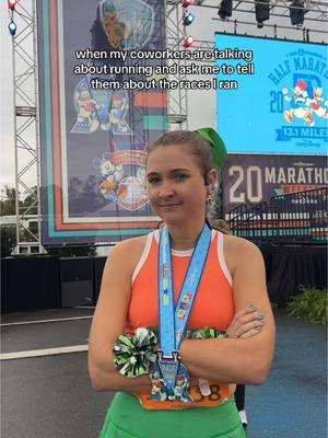 Jk I could talk about running all day. 🤣 #runtok #rundisney #rundisney2025 #disneyrunners #disneyparks #runnergirl #disneymarathonweekend #goofychallenge #runner 