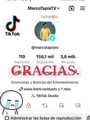 Amigos y Fieles seguidores de #TikTok,  Gracias por tantas experiencias vividas, a través de esta Plataforma . Como todo en la vida no se sabe que vaya a pasar, pero siempre agradecido con cada Corazón, Like, shere. Diosito me los Bendiga hoy y Siempre.  #Marcotapiatv 