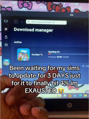 I just wa r to play sims bro omg this update better be mf worth it 😒 #sims4 #sims4update #fyp 