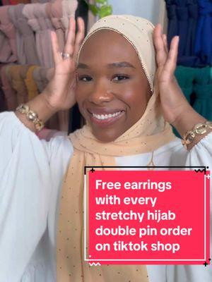 I’m @hakeemahcmb over there and thank you for supporting the #DoublePinIt movement in 2024 on TikTok shop ! Hijab styling made super easy - free gift with every purchase 💐 #hijab #outfit #hijabtutorial #muslimtiktok 