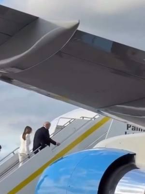 President Donald J Trump with First Lady Melania Trump & Barron boarding a Government Plane in West Palm Beach to fly to Washington DC for the Inauguration!!! MAKE AMERICA GREAT AGAIN! #MAGA #donaldtrump #trump2024 #trumpwasright #whitehouse @realdonaldtrump @teamtrump @trumpwarroom @whitehouse45 @flotus45 📸: @margomcatee 🇺🇸🇺🇸🇺🇸🇺🇸🇺🇸🛩️🛩️